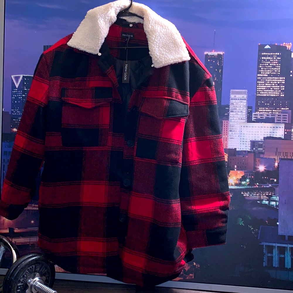 Exclusive New Look 👀 Lumber 🪵 Jack coat with Removable Collar!!! Nice